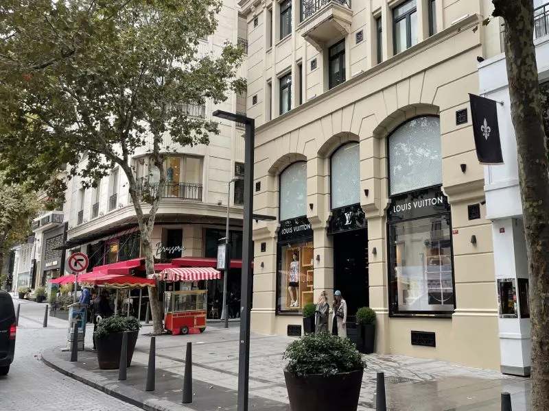 نمای کلی محله لوکس نیشانتاشی استانبول